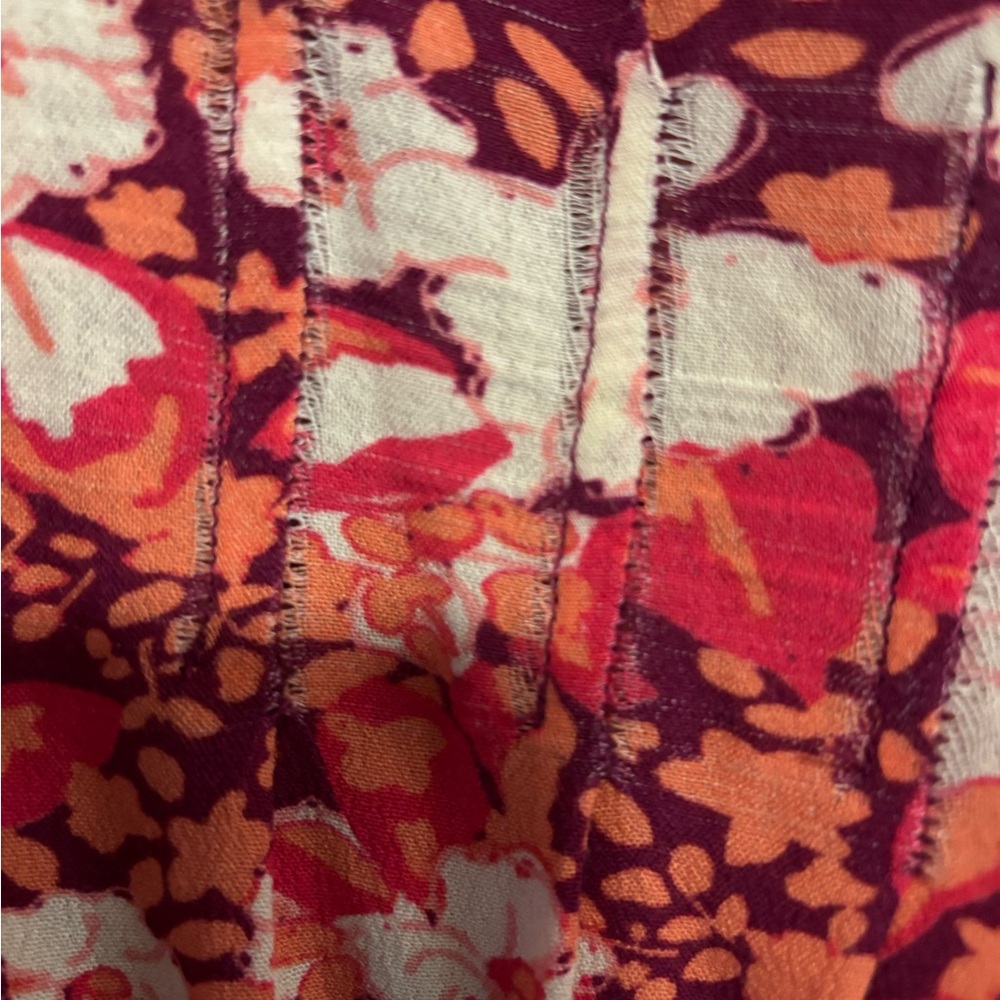 Free People Sweet Memories Floral Pink Blouse, size Small - Picture 10 of 10